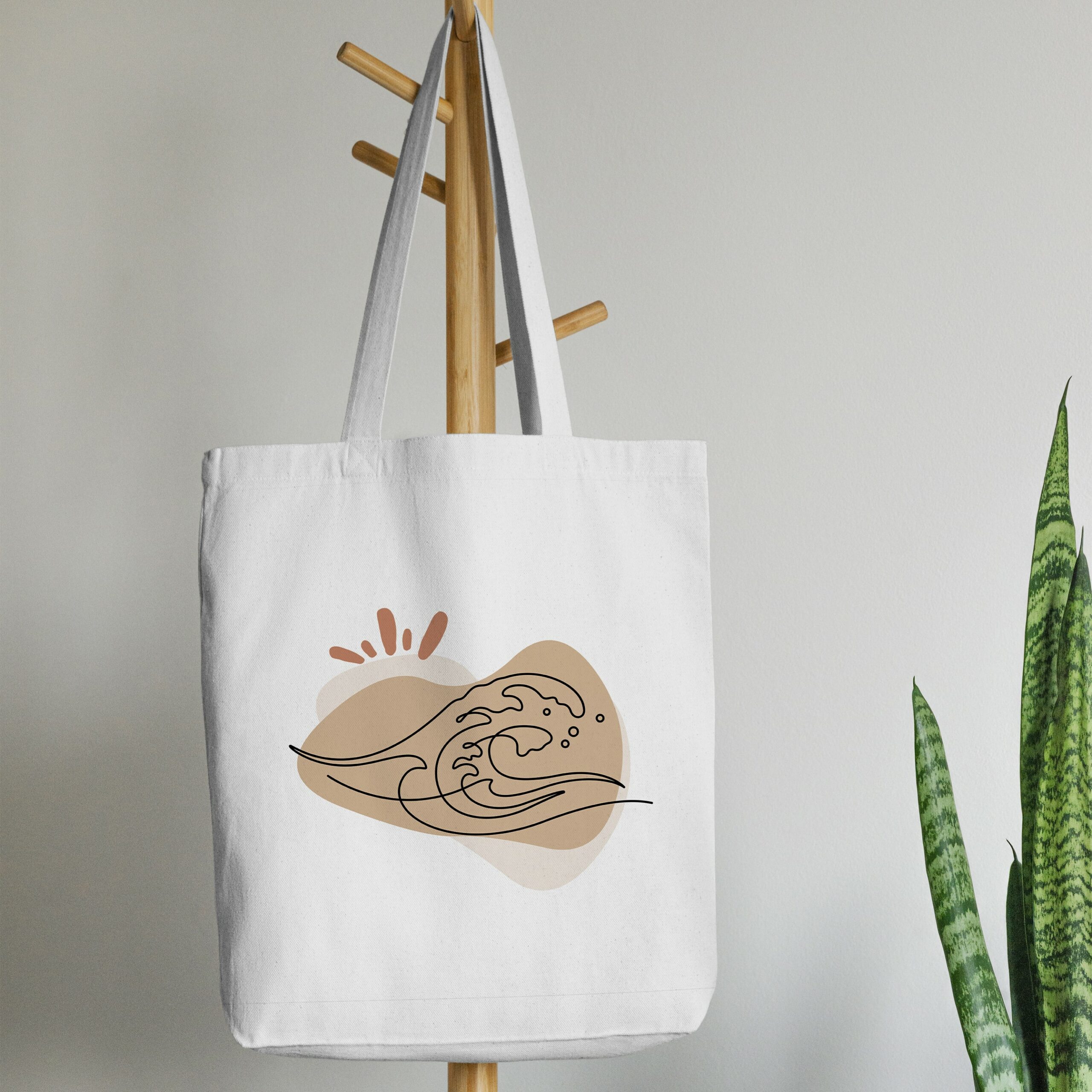 Tote Bag- Abstract- Wave