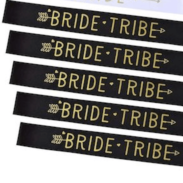 Bride Tribe Sash