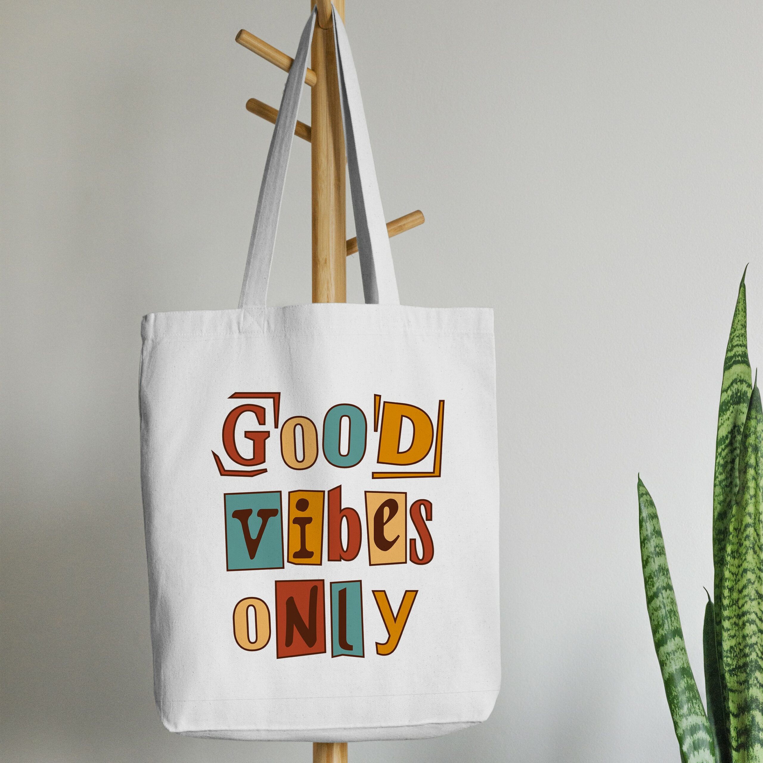 Tote Bag- Designer- Good Vibes Only