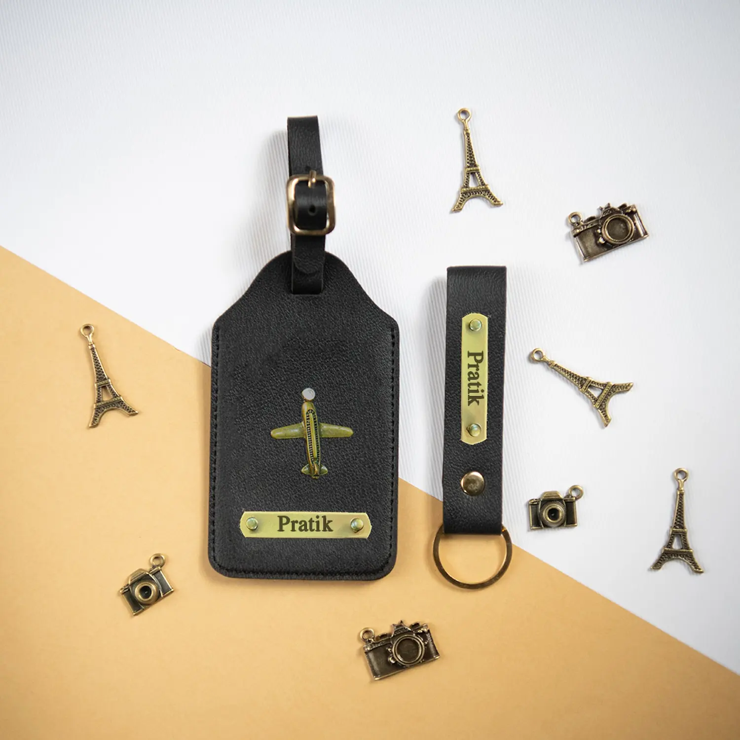 Personalized Luggage Tag+Keychain