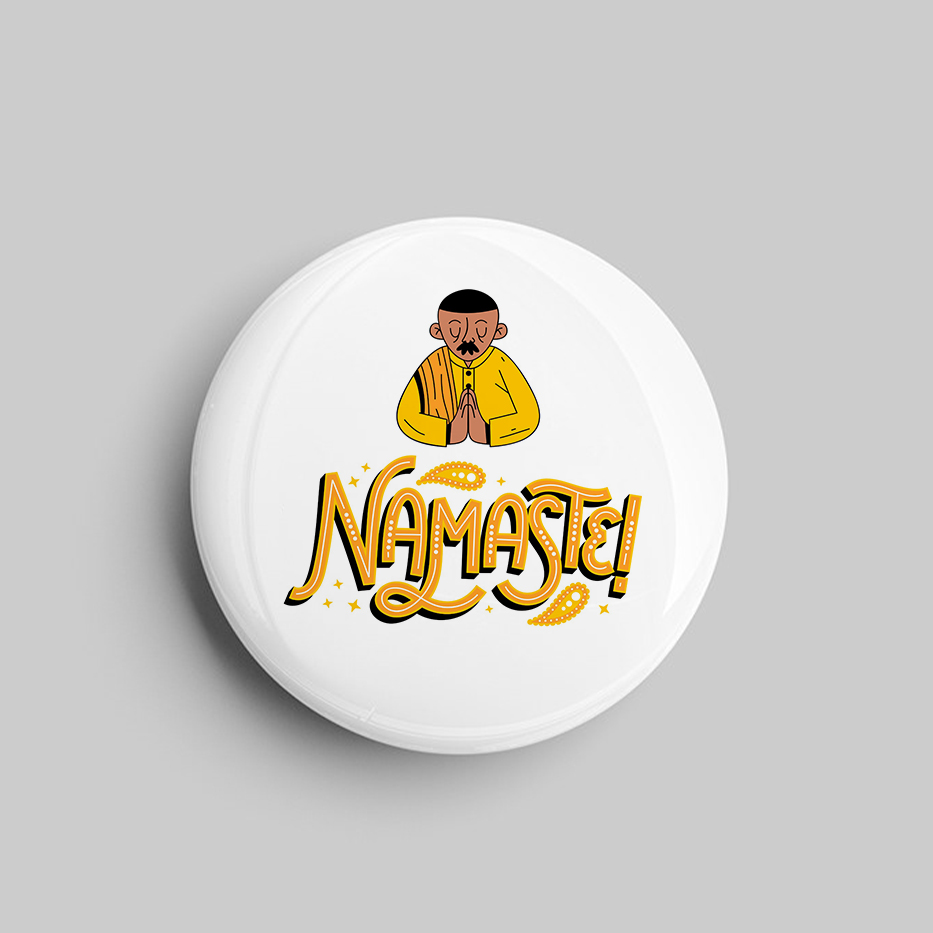 Badge- Namaste