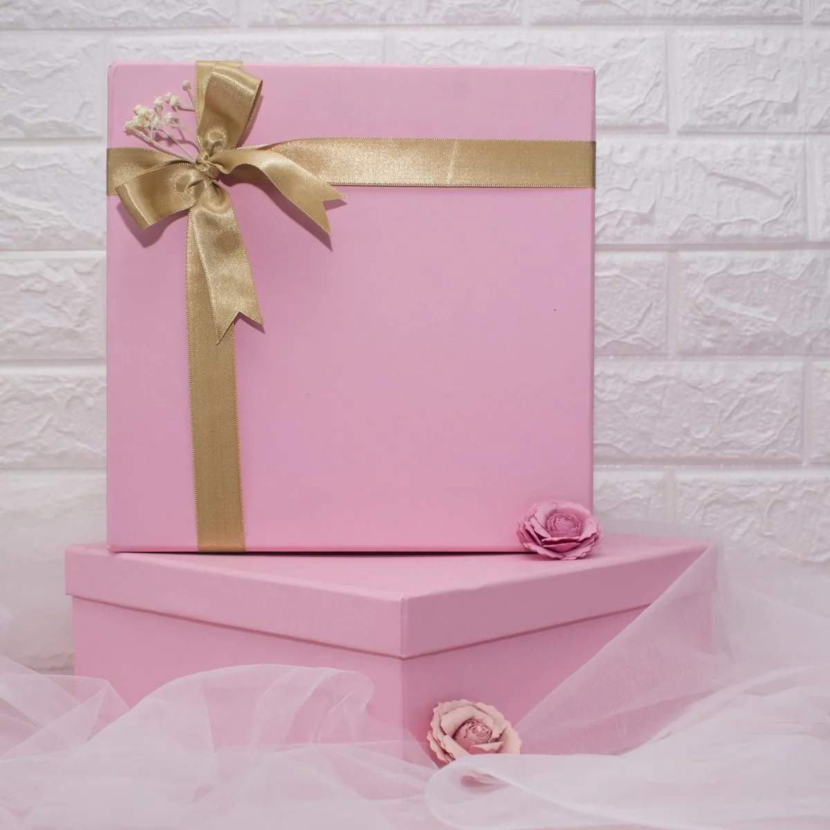 Pink Cardboard Box