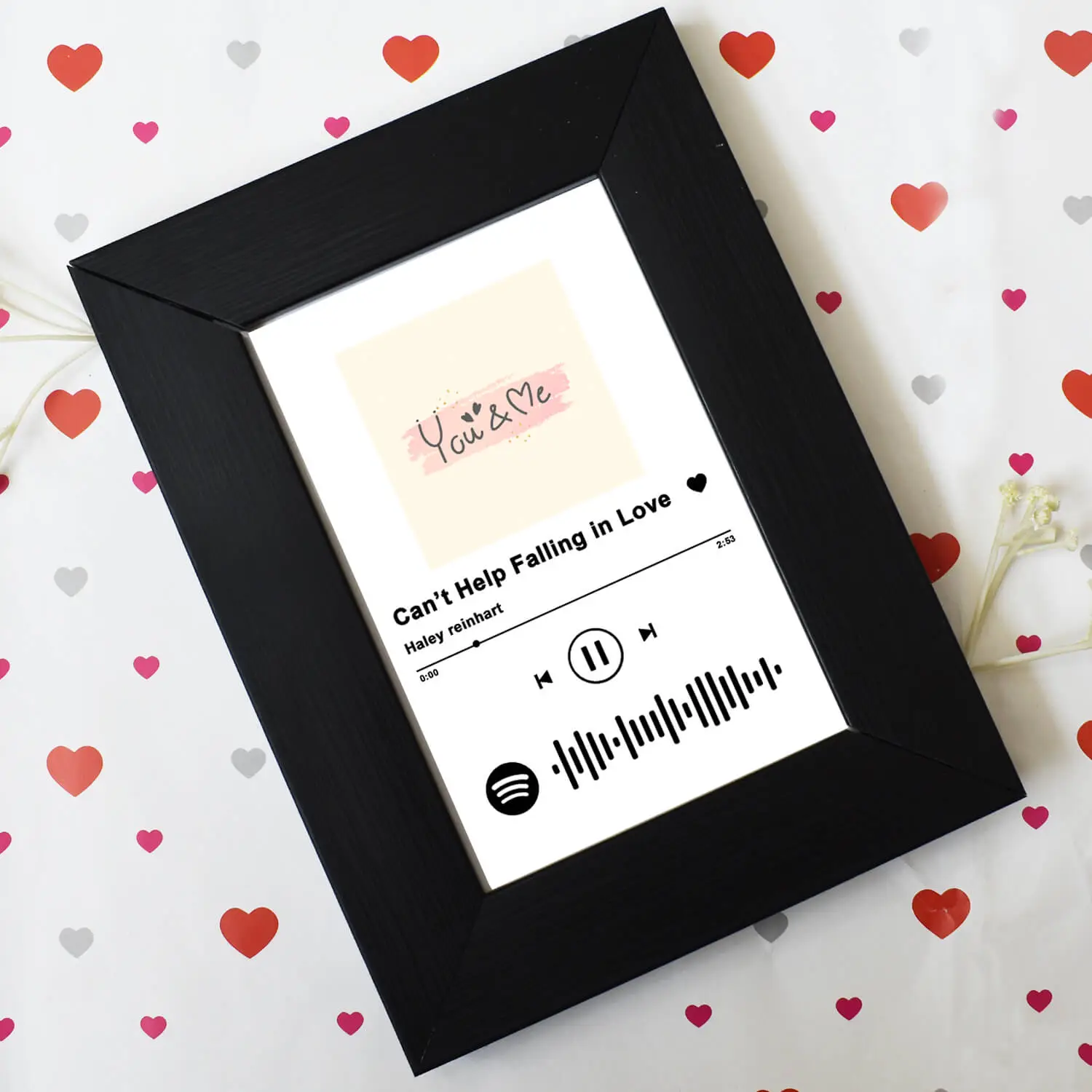 Personalized Spotify Frame