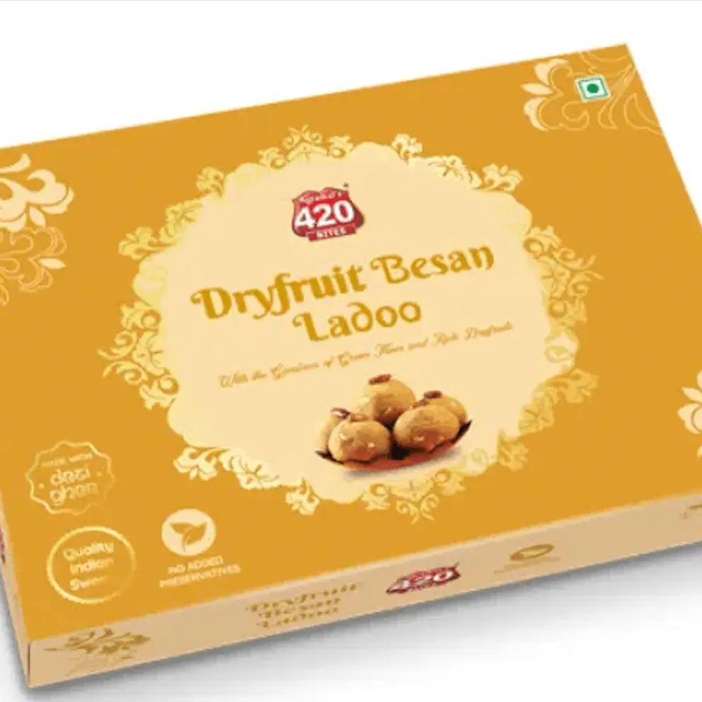 Dryfruit Besan Laddoo (250g) by Agrawal's 420