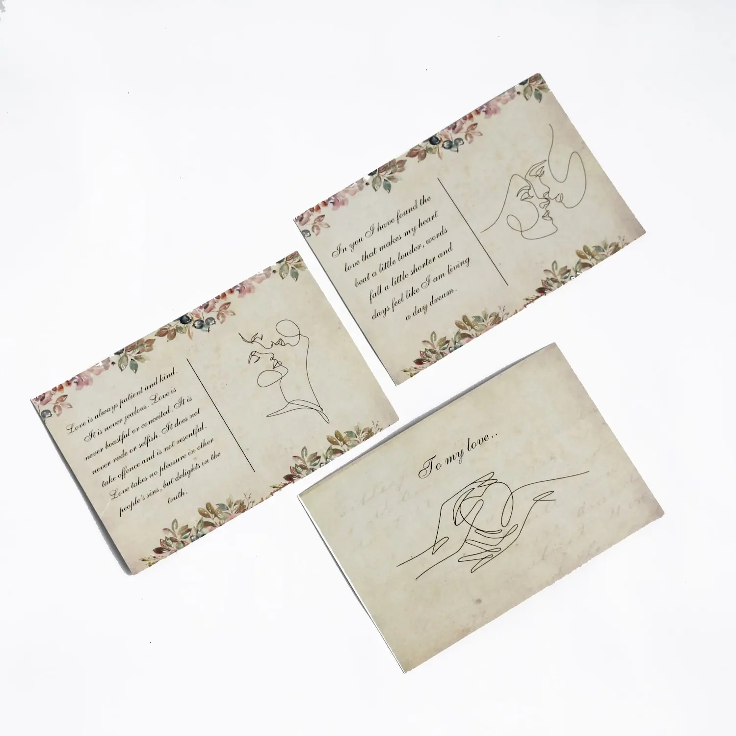 Love Themed Postcards