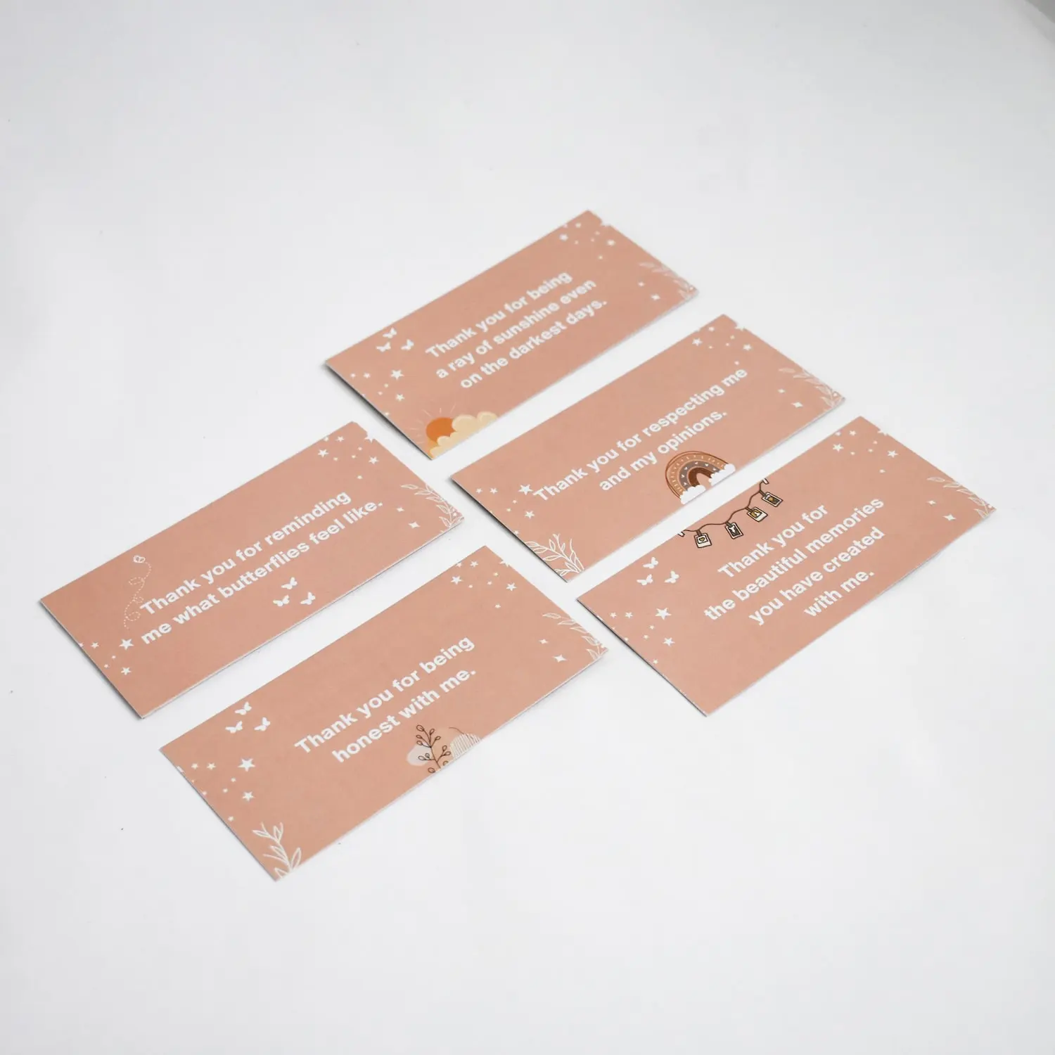 Thankful For You Cards- Set of 21